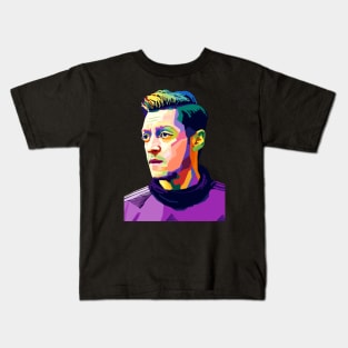 Mesut Ozil Wpap Pop Art Kids T-Shirt